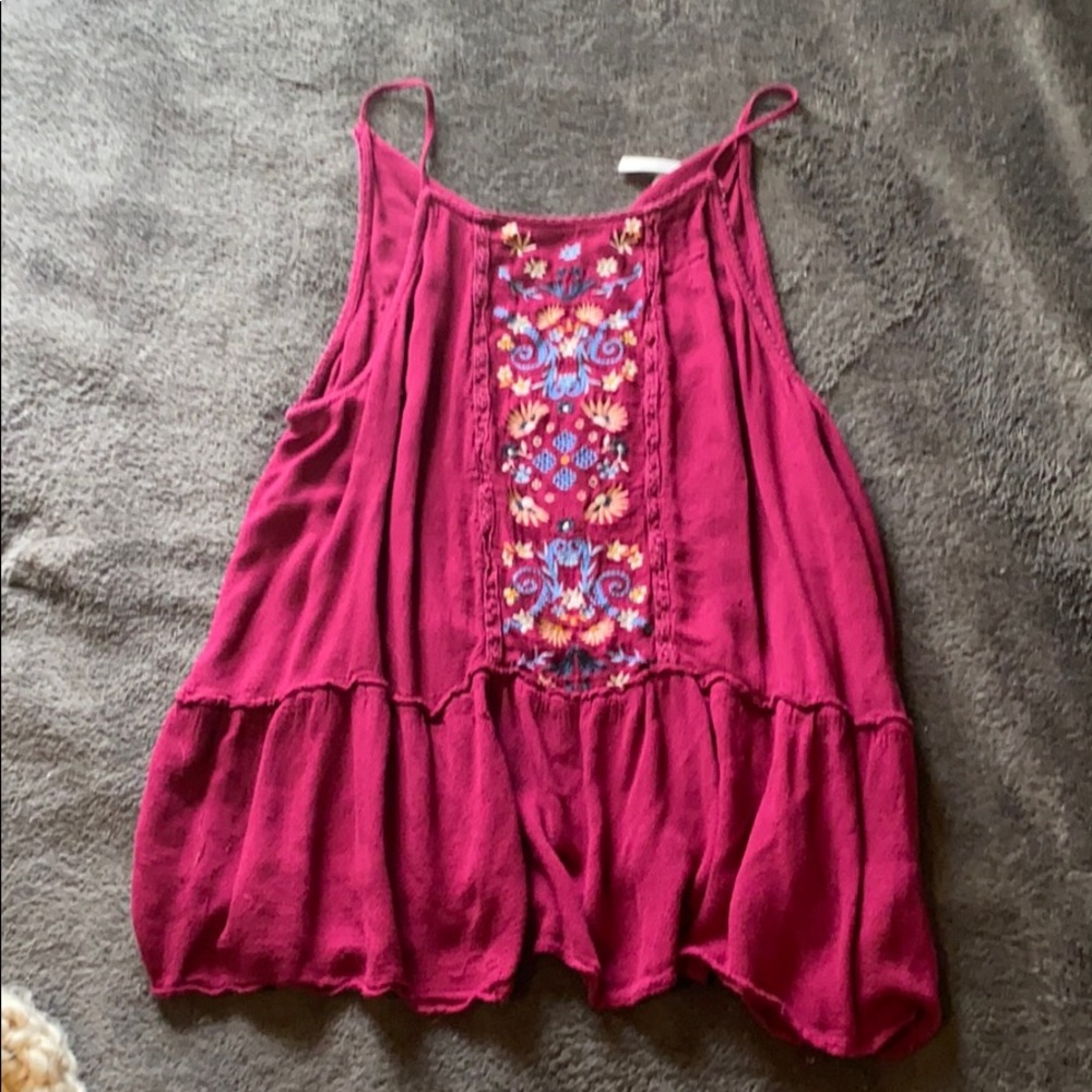 Pink tank top